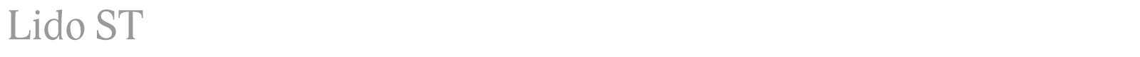 Lido ST font preview